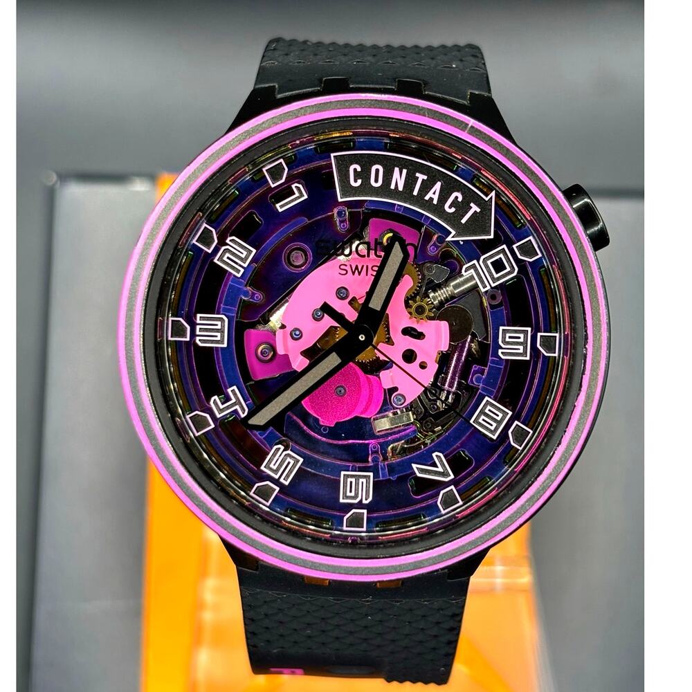 Swatch Big Bold Touchdown SB01B126 47mm Two Strap